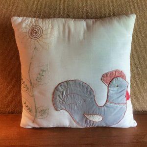 Folk Art Primitive Chicken Pillow Decor